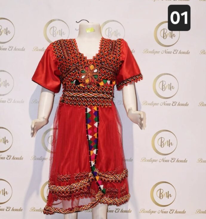 جبة قبايل بنات المقاس 18 شهر
